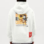Umbraxion, Sonnenblume, 1st | Heavyweight Oversized Bio Hoodie, Unisex - OFF WHITE