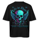 Bishamonten, Totenkopf, 1st | Breezy, Oversized Unisex T-Shirt - Schwarz