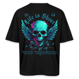 Bishamonten, Totenkopf, 1st | Breezy, Oversized Unisex T-Shirt - Schwarz