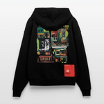 Ganesha, Geschäfte, 1st | Heavyweight Oversized Bio Zip Hoodie, Unisex - SOLID BLACK