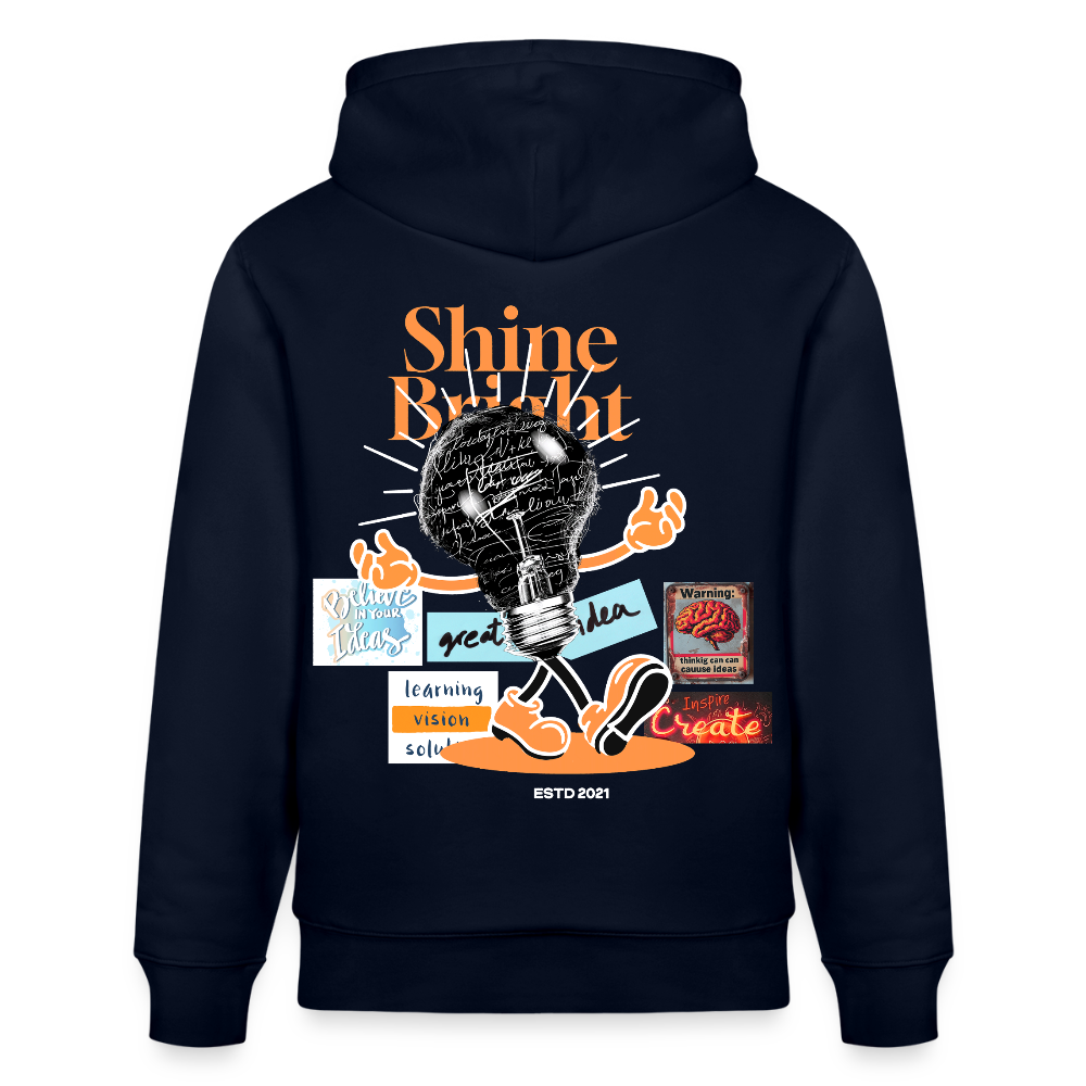 Gulperî, Glühbirne, 1st | Cruiser, Unisex Bio-Hoodie - Navy
