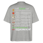 Astraeian, Symbole, 1st | Blaster, Oversize Bio T-Shirt, Unisex - Grau meliert