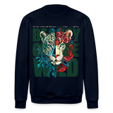 Irise, Leopard, 1st | Roller, Unisex Bio-Sweatshirt - Navy