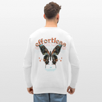 Galaxion, Schmetterling, 1st | Roller, Unisex Bio-Sweatshirt - Weiß