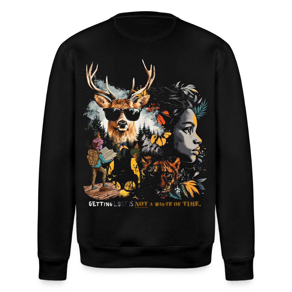 Orphean, Reh, 1st | Roller, Unisex Bio-Sweatshirt - Schwarz