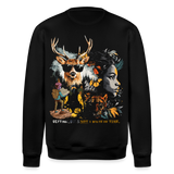 Orphean, Reh, 1st | Roller, Unisex Bio-Sweatshirt - Schwarz