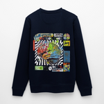 Apollon, Gehirn, 1st | Roller, Unisex Bio-Sweatshirt - Navy