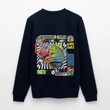 Apollon, Gehirn, 1st | Roller, Unisex Bio-Sweatshirt - Navy