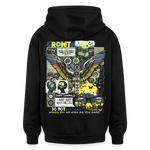 Lugh , Engel, 1st | Freshhood, Oversized Unisex Hoodie - Schwarz