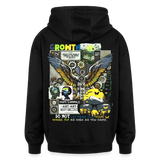 Lugh , Engel, 1st | Freshhood, Oversized Unisex Hoodie - Schwarz