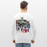 Saturnion, Raabe, 1st | Roller, Unisex Bio-Sweatshirt - Weiß