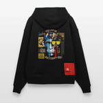 Xurjin, Affe, 1st | Heavyweight Oversized Bio Hoodie, Unisex - SOLID BLACK