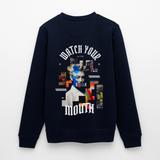 Dewrês, Frau, 1st | Roller, Unisex Bio-Sweatshirt - Navy