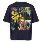 Dionyson, U-Bahn, 1st | Breezy, Oversized Unisex T-Shirt - Navy