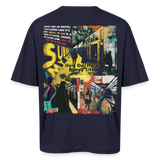 Dionyson, U-Bahn, 1st | Breezy, Oversized Unisex T-Shirt - Navy