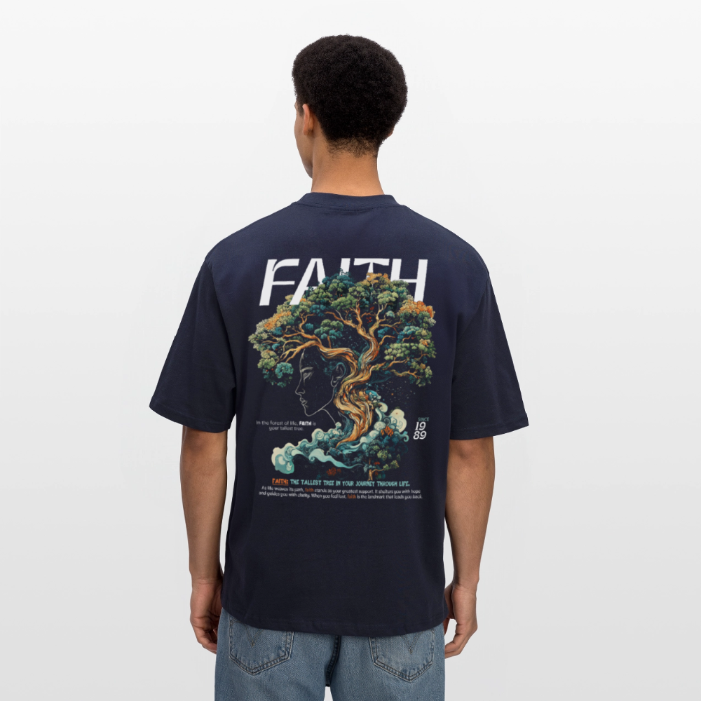 Hades, Baum, 1st | Breezy, Oversized Unisex T-Shirt - Navy