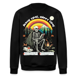 Tethyan, Skelet, 1st | Roller, Unisex Bio-Sweatshirt - Schwarz