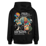 Selenian, Fitness, 1st | Freshhood, Oversized Unisex Hoodie - Schwarz