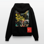 Dionyson, U-Bahn, 1st | Heavyweight Oversized Bio Zip Hoodie, Unisex - SOLID BLACK