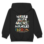 Quetzalcoatl, Vogel, 1st | Kinder Zip Hoodie - Schwarz
