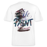 Ignisvar, Haus, 1st | Essential, Relaxed Fit Unisex Bio T-Shirt - Weiß