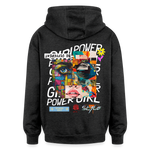 Xizir, Gesicht, 1st | Freshhood, Oversized Unisex Hoodie - Anthrazit