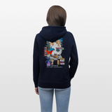 Nerthus, Gesicht, 1st | Cruiser, Unisex Bio-Hoodie - Navy