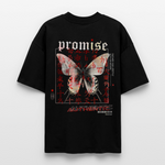 Xurmus, Schmetterling, 1st | Blaster, Oversize Bio T-Shirt, Unisex - Schwarz