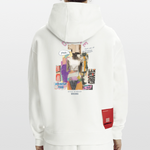 Andromion, Statue, 1st | Heavyweight Oversized Bio Hoodie, Unisex - OFF WHITE