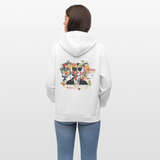 Sylvaris, Gesichter, 1st | Cruiser, Unisex Bio-Hoodie - Weiß