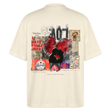 Galevar, Liebe, 1st | Blaster, Oversize Bio T-Shirt, Unisex - Weißgrau