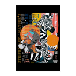 Aresia, Zebra, 1st | Poster 60x90 cm - Weiß