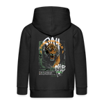 Demeter, Tiger, 1st | Kinder Zip Hoodie - Schwarz