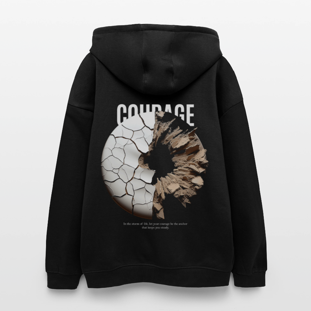 Şêwqî, Donut, 1st | Freshhood, Oversized Unisex Hoodie - Schwarz