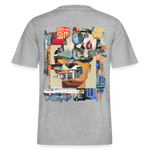 Seraphion, Gesichter, 1st | Essential, Relaxed Fit Unisex Bio T-Shirt - Grau meliert