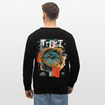 Demeteros, Uhr, 1st | Roller, Unisex Bio-Sweatshirt - Schwarz