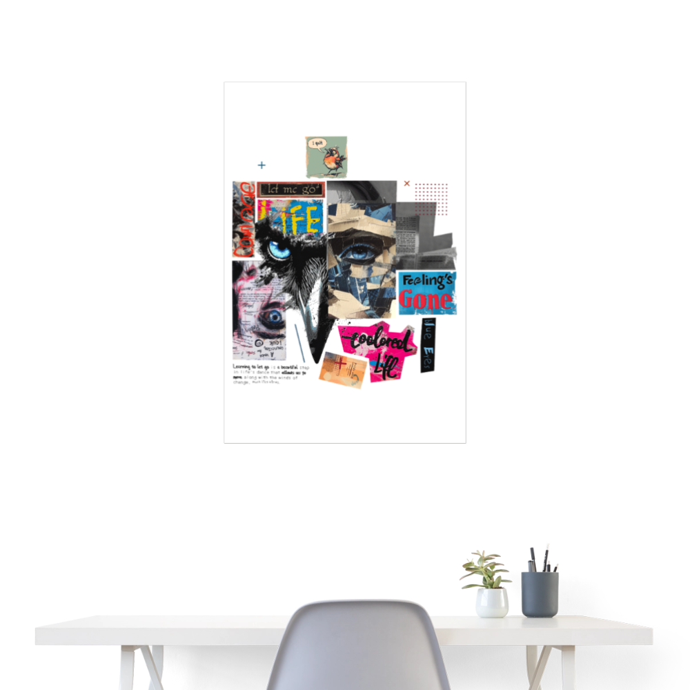 Saturnion, Raabe, 1st | Poster 60x90 cm - Weiß