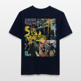 Dionyson, U-Bahn, 1st | Essential, Relaxed Fit Unisex Bio T-Shirt - Navy