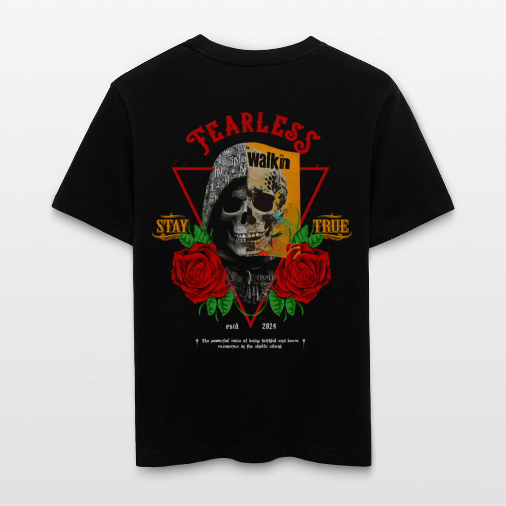 Şoreşvan, Totenkopf, 1st | Essential, Relaxed Fit Unisex Bio T-Shirt - Schwarz