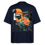 Izanagi, Sonnenbrille, 1st | Blaster, Oversize Bio T-Shirt, Unisex - Navy