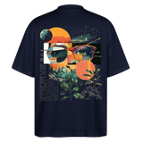 Izanagi, Sonnenbrille, 1st | Blaster, Oversize Bio T-Shirt, Unisex - Navy