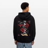 Hephani, Schlange, 1st | Freshhood, Oversized Unisex Hoodie - Schwarz