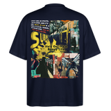 Dionyson, U-Bahn, 1st | Blaster, Oversize Bio T-Shirt, Unisex - Navy