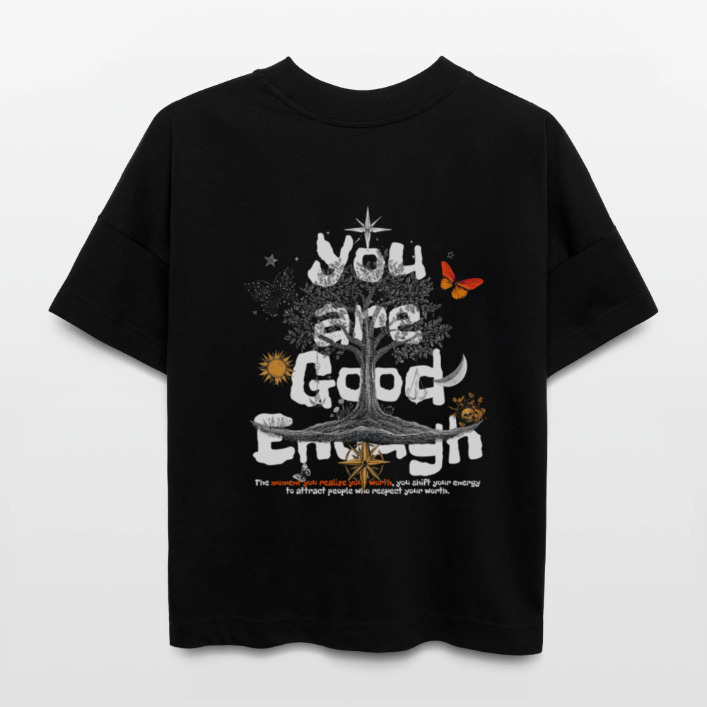 Anubis, Baum, 1st | Blaster, Oversize Bio T-Shirt, Unisex - Schwarz