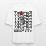 Tiberion, Rose, 1st | Blaster, Oversize Bio T-Shirt, Unisex - Weiß