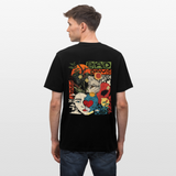 Eosan, Wolf, 1st | Essential, Relaxed Fit Unisex Bio T-Shirt - Schwarz