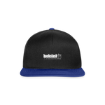 Snapback Cap - Schwarz/Königsblau