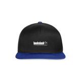 Snapback Cap - Schwarz/Königsblau