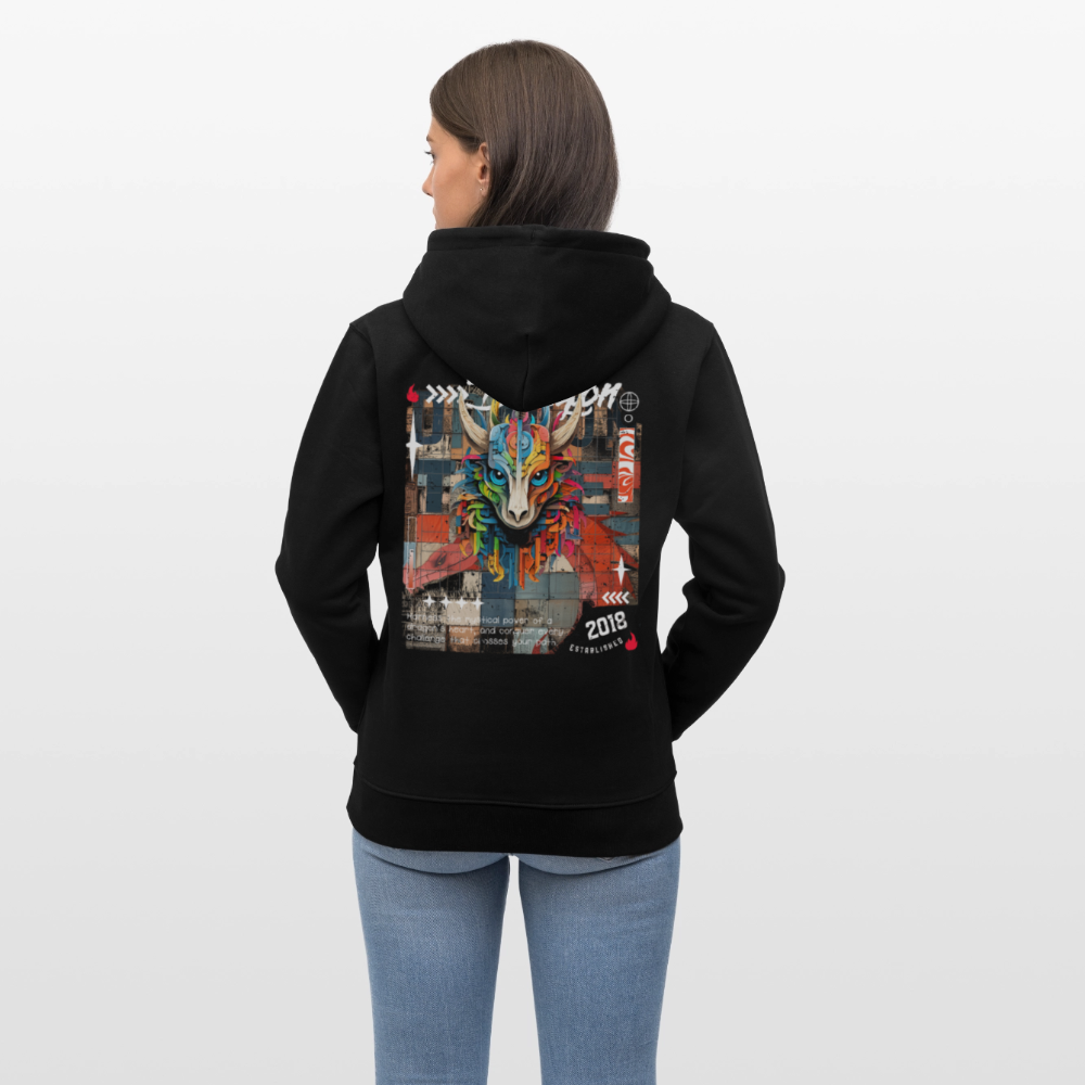 Nezha, Drache, 1st | Cruiser, Unisex Bio-Hoodie - Schwarz