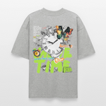 Ifrit, Uhr, 1st | Blaster, Oversize Bio T-Shirt, Unisex - Grau meliert